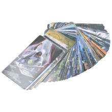 78 Stück Kunstpapier-Tarotkarten-Deck für Erwachsene Party – Interaktives Spielzeug
