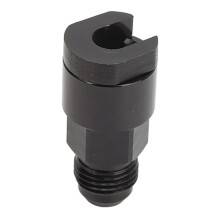 Raccordo a innesto EFI in alluminio nero AN6-5/16in
