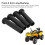 4Pcs Spacer & Bushing Set Black Polaris 14