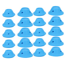Ferro arricciacapelli a fungo 20 pezzi Blu Grande 4,3x4,8x4 cm