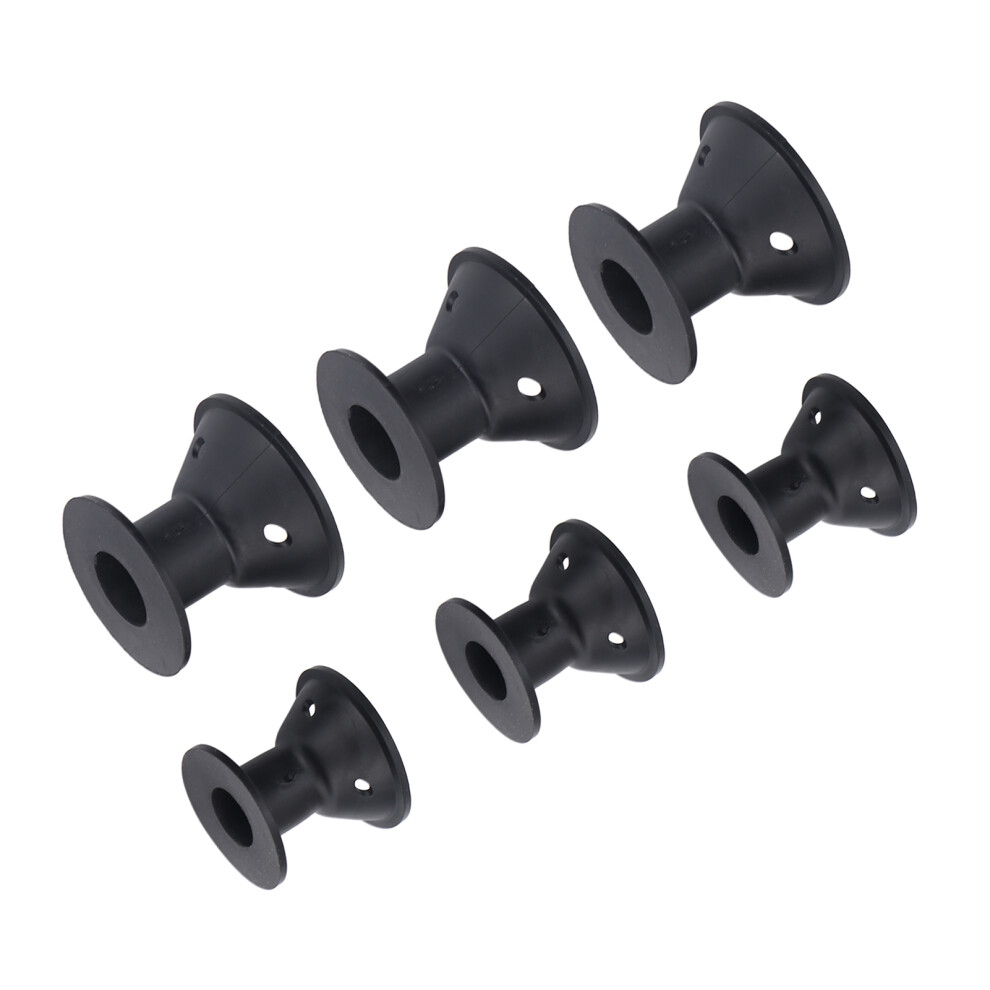 Black 20Pcs Mushroom Shaped Hair Curler Household Silicone Women Girls Hair Roller Styling Tool