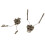 1 paio di adattatori per casco ARC Rail Mud per Comtac 7