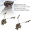1 paio di adattatori per casco ARC Rail Mud per Comtac 8