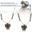 1 paio di adattatori per casco ARC Rail Mud per Comtac 4
