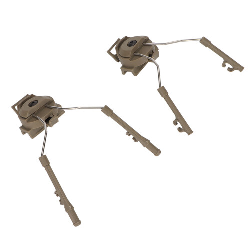 1 paio di adattatori per casco ARC Rail Mud per Comtac