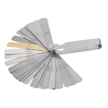 Jauge d'épaisseur en acier inoxydable 0.04-0.88mm, 32 lames, double marquage