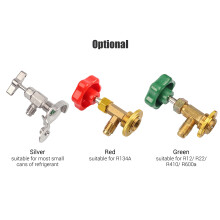 Vanne de réfrigérant pour voiture et climatisation domestique R12 R22 R410, tuyau britannique de 11 mm, vanne ouverte