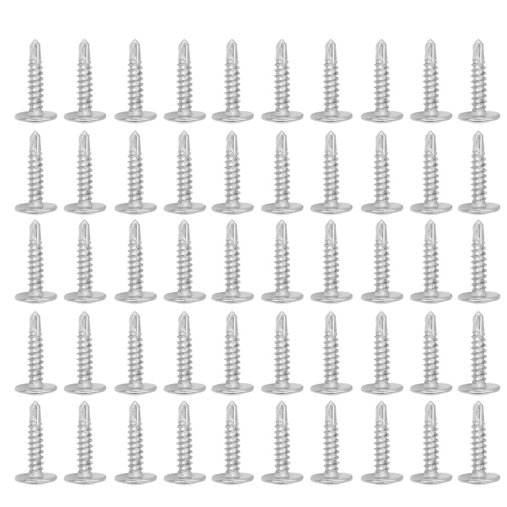 100Pcs Self Tapping Screw Cross Round Washer Head Stainless Steel Fastener Accessory Set Kit 4.2x19mm / 0.17x0.75in-image-OPC-PHVPPSC-NEW