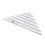 Righello per tubi a strisce, 1 pezzo, acrilico trasparente, 23,3  12,2 cm 9