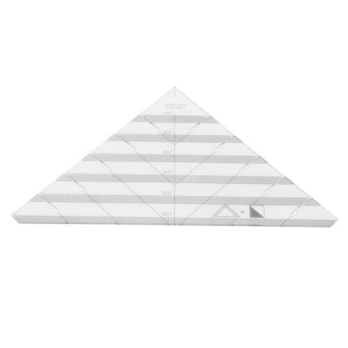 Righello per tubi a strisce, 1 pezzo, acrilico trasparente, 23,3  12,2 cm