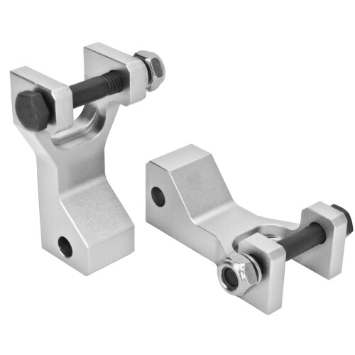 2 pièces kit d'abaissement avant 3,5 pouces argent Raptor 660 1
