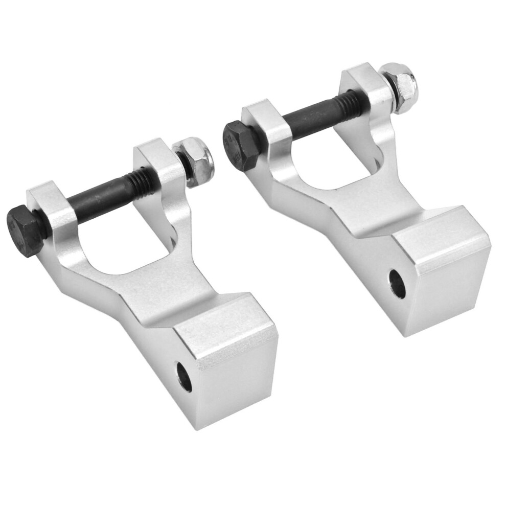 2Pcs Atv Front Lowering Kit 3.5In Drop Aluminum Alloy Replacement For Raptor 660 660R Yfm660r 2001Â2005 Silver 4091321550981