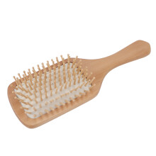 Cepillo de pelo de madera 25x8 cm pala desenredante