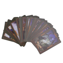Jeu de tarot : carte de divination du destin au motif classique