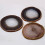 Drink Coaster Agate Round Heat Proof Stone Coaster for Kitchen Dining Table Drinkware 4