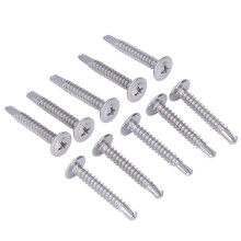100PCS Cross Self Tapping Screws Round Washer Head Screws 410 Stainless Steel Screw Fasteners 4.8x32mm 100PCS