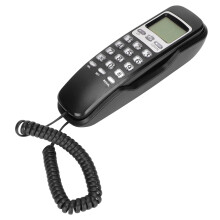 KX-T333CID Teléfono con cable con pantalla LCD y redial, Negro