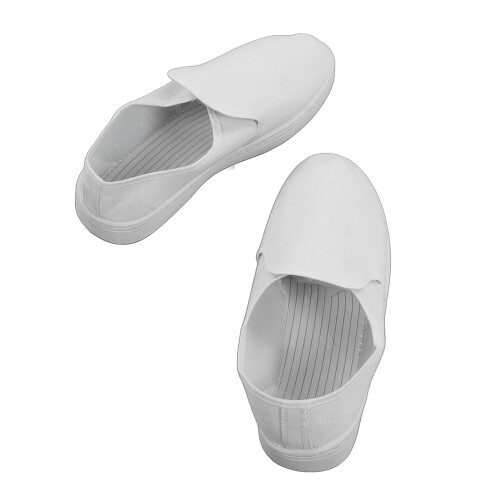 Chaussures antistatiques PVC toile blanche EU 46