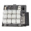 Scheda breakout GPU per mining, 12 porte, nera, 800 W 14