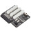 Scheda breakout GPU per mining, 12 porte, nera, 800 W 13