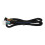 Arnés de cableado DSP de 12V con enchufe ISO - 15A ABS+Metal 10