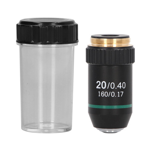 20/0.40 Laiton chromé 20X Obj 20.2mm 1