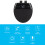 Altavoz manos libres Bluetooth para coche 600mAh 10h 4