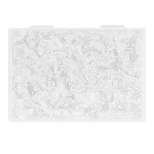 Spilli per corsage 100 pezzi - bianco trasparente 2,3 oz 2