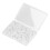 Spilli per corsage 100 pezzi - bianco trasparente 2,3 oz 15
