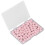 100 pezzi puntine rosa per mappe 9.5x20mm 2