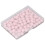 100 pezzi puntine rosa per mappe 9.5x20mm 10