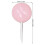 100 pezzi puntine rosa per mappe 9.5x20mm 5