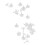 Spilli per corsage 100 pezzi - bianco trasparente 2,3 oz 10