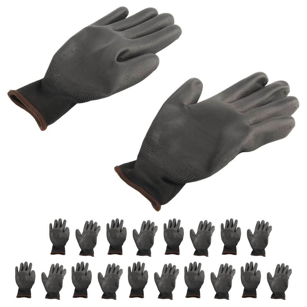 10 Pairs Work Gloves Pu Coated Anti Static Safety Working Accessory Tool Set Kit 9L 8301321559676