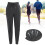 Joggers gris en polyester taille XL avec poches pour la course 3