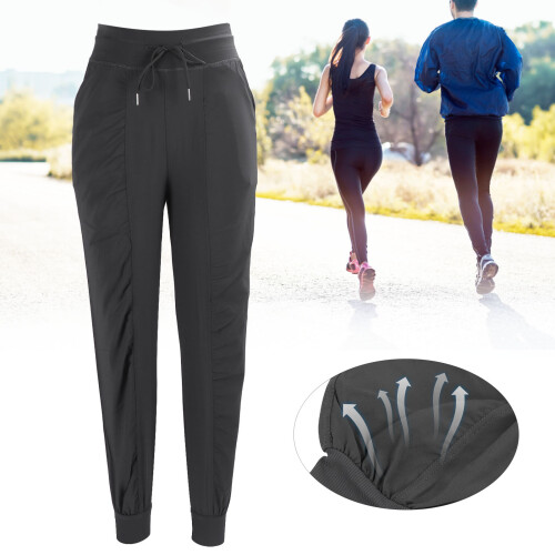 Joggers gris en polyester taille XL avec poches pour la course 2