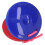 10 pezzi di castagnette da dito in plastica, diametro 5,5 cm, Blu/Rosso 9