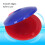 10 pezzi di castagnette da dito in plastica, diametro 5,5 cm, Blu/Rosso 6
