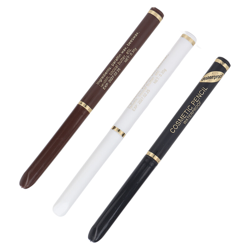 3Pcs/Set Beard Pencil Filler Barber Pen Edge Hairline Trace Pencils Water Sweat Proof Eyeliner for Men Women