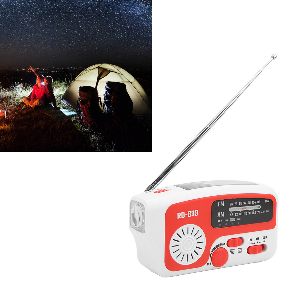 Solar Hand Crank Radio Am Fm Emergency Weather Solar Radio For Household Outdoor Camping Hiking 3731321561136