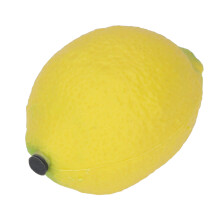 Set di shaker di frutta in plastica, giocattolo educativo, maraca per bambini dai 6 mesi (Limone)