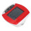 Podomètre rouge professionnel avec clip – portable 12