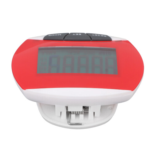 Podomètre rouge professionnel avec clip – portable 2