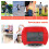 Podomètre rouge professionnel avec clip – portable 9