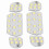 6 piezas 48SMD 12V Luz de panel LED de cúpula blanca 5W 16