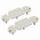 6 piezas 48SMD 12V Luz de panel LED de cúpula blanca 5W 14