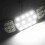 6 piezas 48SMD 12V Luz de panel LED de cúpula blanca 5W 7