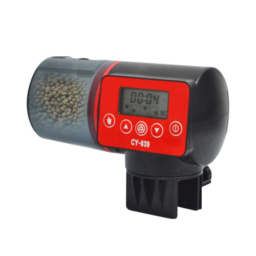 Alimentatore automatico 200 ml 4 gruppi Nero+Rosso 14,5x11x7 cm 1