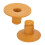 2 piezas de tope de muelle trasero de PU amarillo 12802494 4