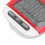 Podomètre à clip rouge avec écran LCD, compteur de pas 4